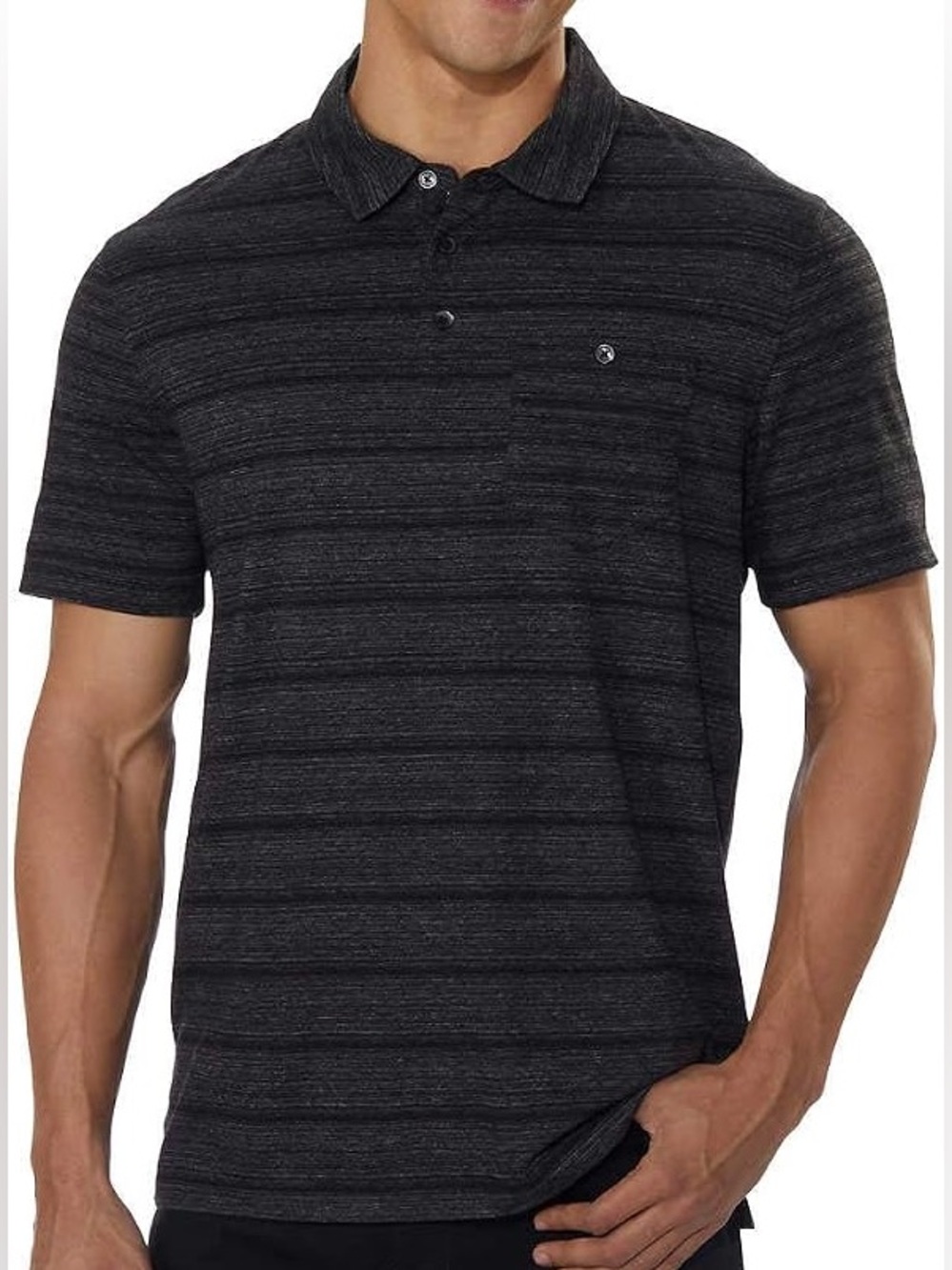 English Laundry Men’s Polo Short Sleeve Shirt Black Size Small